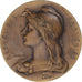 France, Medal, Assistance Publique, Bureau de Bienfaisance, Paris, 1934, Roty