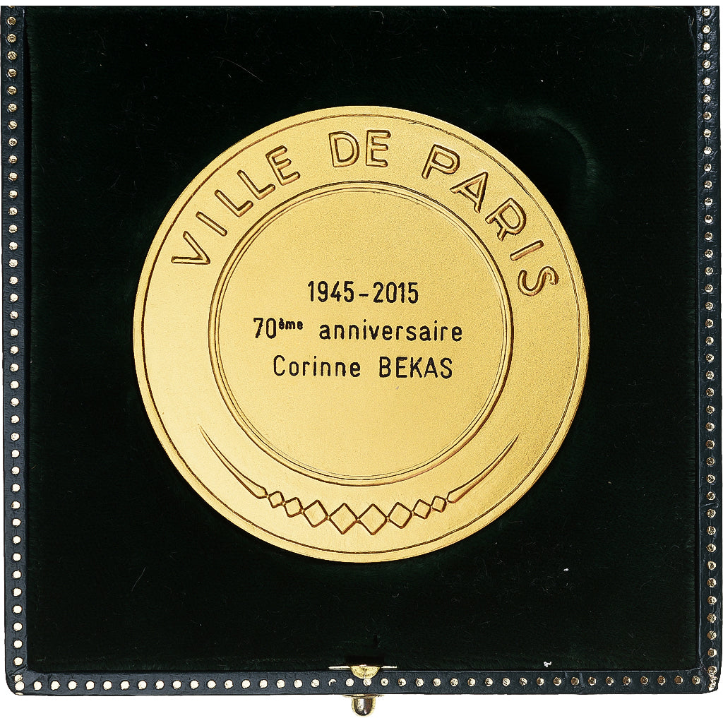 France, Médaille, Ville de Paris, Fluctuat nec Mergitur, 2015, Delannoy, SPL+