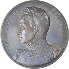 Bolivia, medalla, Simon Bolivar - 100 ans de sa mort, History, 1930, Bazor