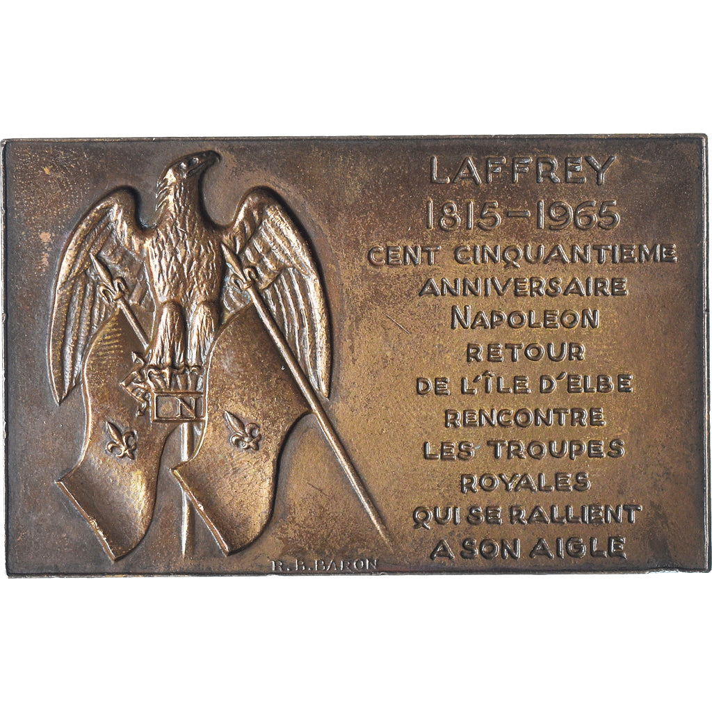 Frankrijk, Medaille, Laffrey - 150 ans Napoléon Retour Ile d'Elbe, History