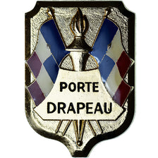 France, Porte Drapeau, Médaille, Excellent Quality, Gilt Bronze, 54