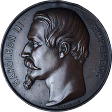 France, Médaille, Napoléon III - A la Mémoire du Maréchal De Saint-Arnaud
