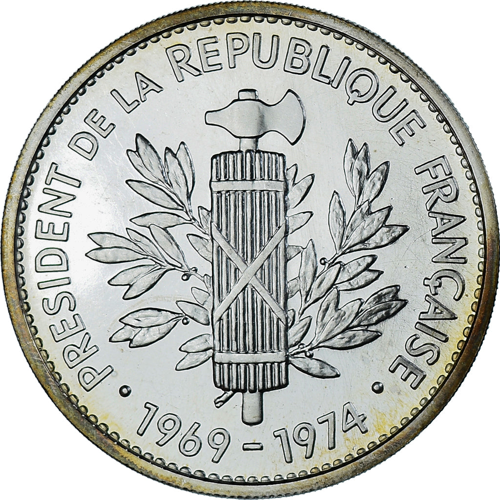 Francia, medalla, Georges Pompidou, Président de la République Française