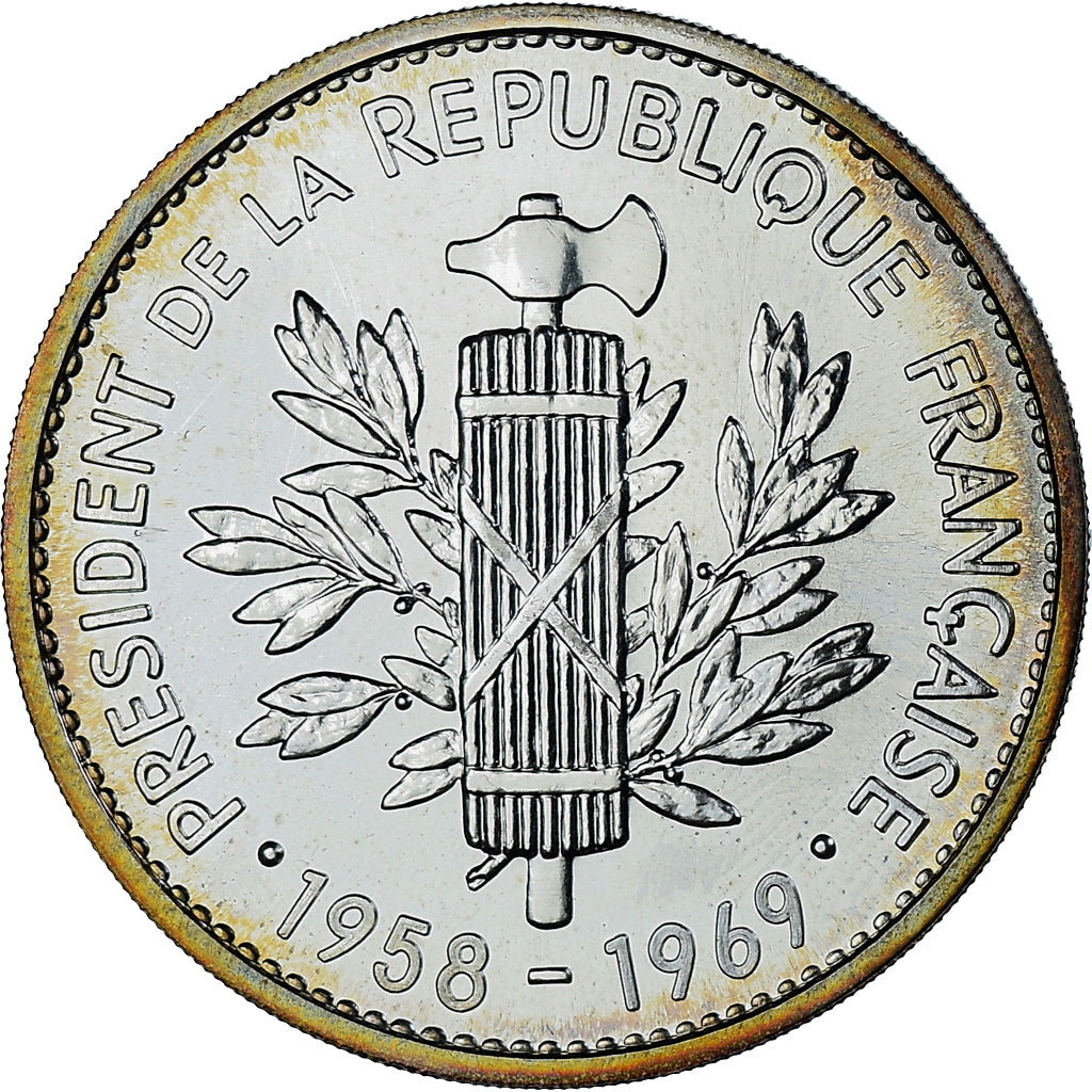Francia, medaglia, Les Présidents de la République, Charles De Gaulle, 1994