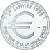 France, Europa, 50 Euro, 1999, Utrecht, ESSAI, MS(65-70), Silver
