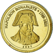 Coin, Congo, Napoléon Bonaparte, 1500 Francs CFA, 2007, MS(65-70), Gold