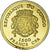 Moneda, Congo, Napoléon Bonaparte, 1500 Francs CFA, 2007, FDC, Oro