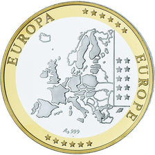 Vatican, Medal, L'Europe, cité du Vatican, Politics, FDC, MS(65-70), Silver