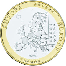 Malta, Medal, L'Europe, Malte, Politics, FDC, MS(65-70), Silver