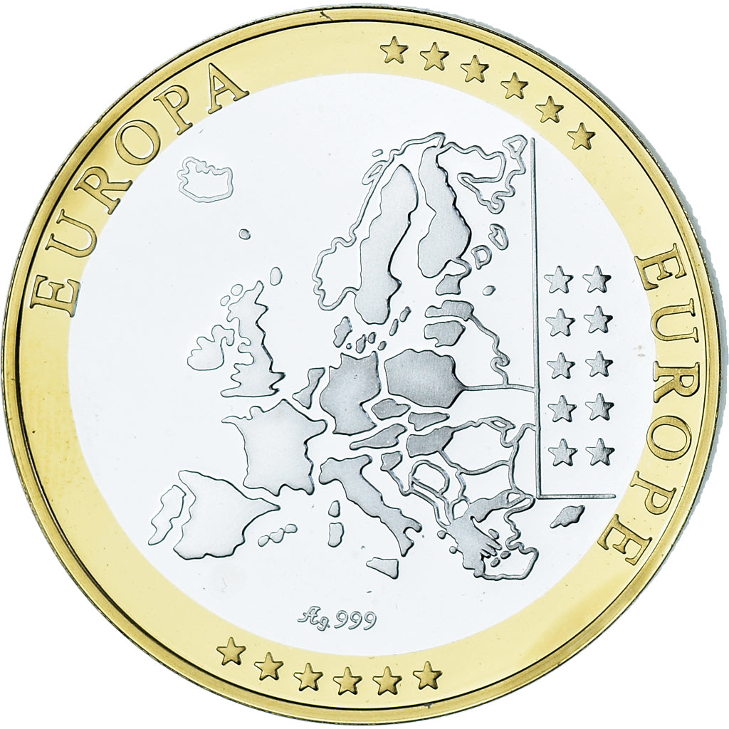 France, Medal, L'Europe, République Française, Politics, FDC, MS(65-70)