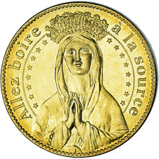 France, Token, Touristic token, Lourdes - Allez boire à la source, 2013