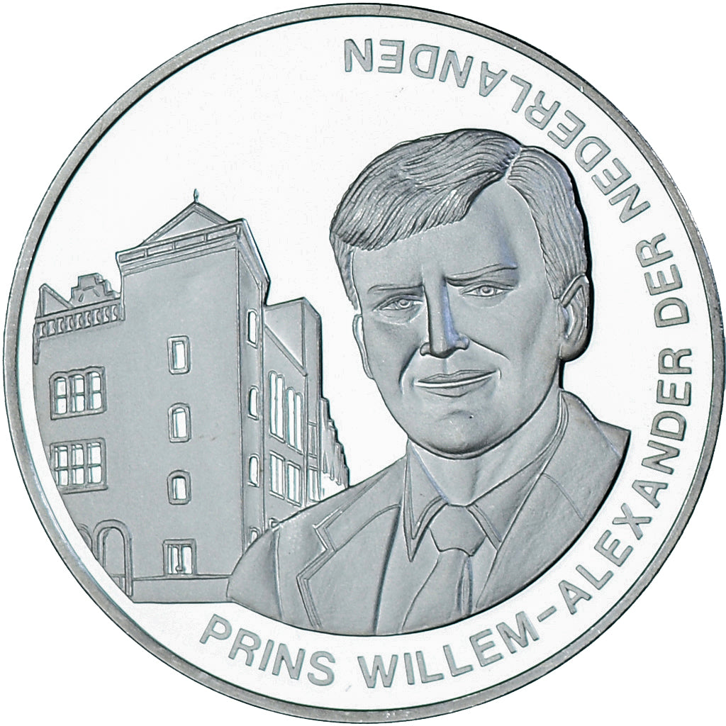 Netherlands, Medal, Prins Willem Alexander, Politics, MS(63), Silver