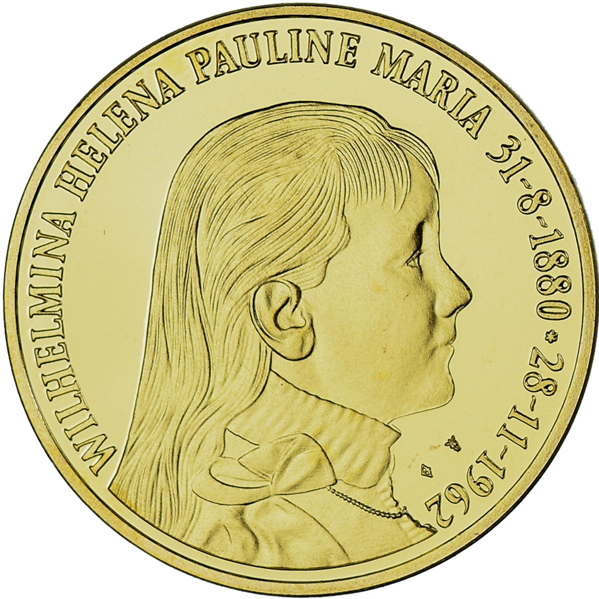 Nederland, Medaille, Wilhelmina Koningin Der Nederlanden and Helena Pauline