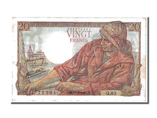 France, 20 Francs, 20 F 1942-1950 ''Pêcheur'', 1943, KM #100a, 1943-04-15, U...