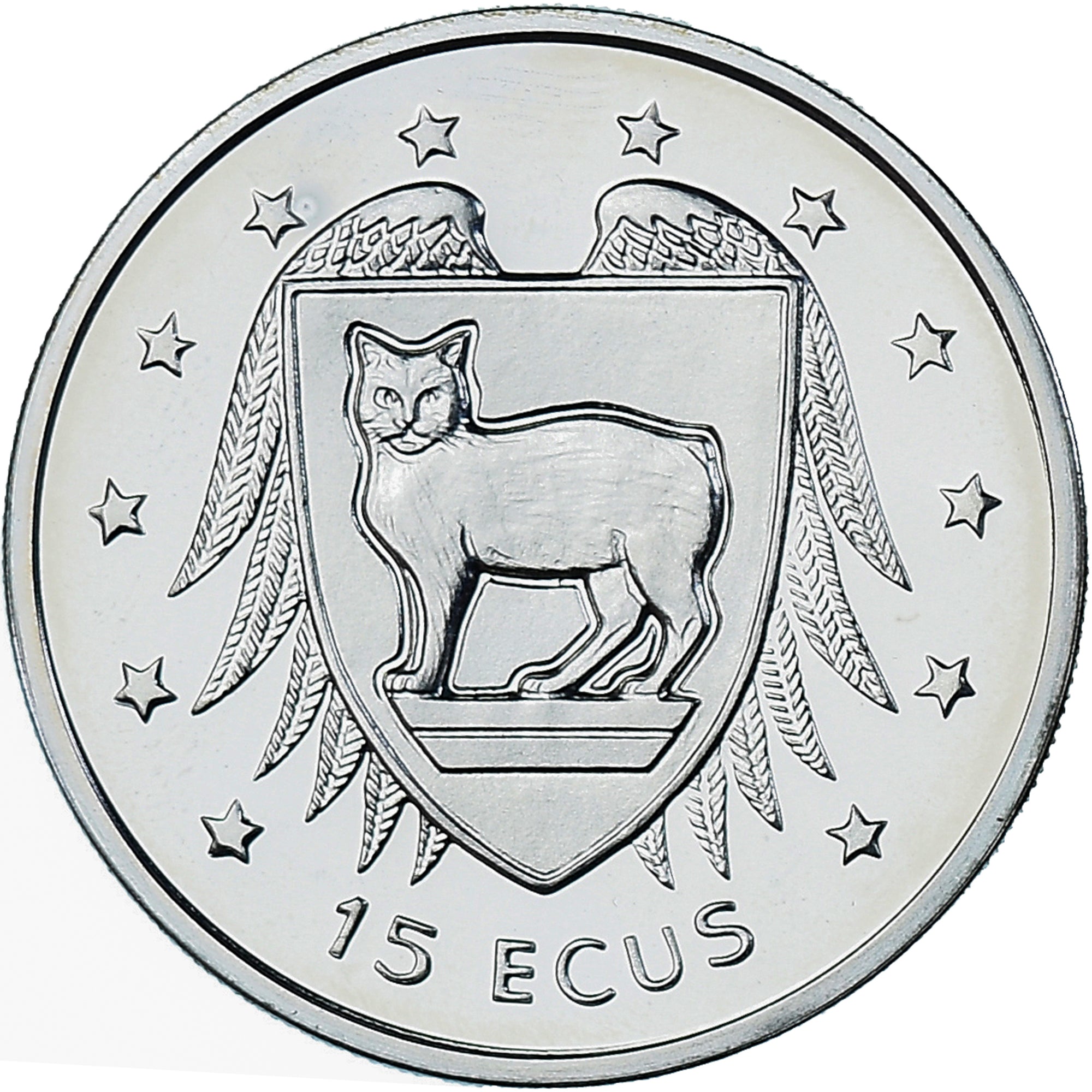 Monnaie, Île de Man, Elizabeth II, 15 Ecus, 1994, Pobjoy Mint, FDC, Argent