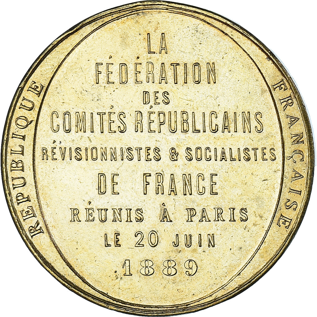 France, Medal, Fédération des Comités Républicains Réunis à Paris