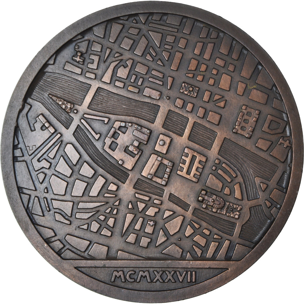 Francja, medal, Paris - Ile de la cité, Patrimoine, 1937, Turin, MS(63)