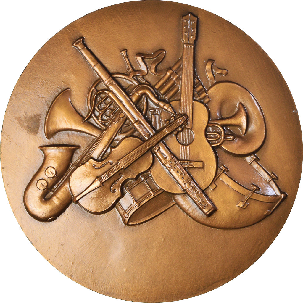 Frankreich, Medaille, Orphée - Musique, Arts & Culture, 1980, Delamarre, UNZ