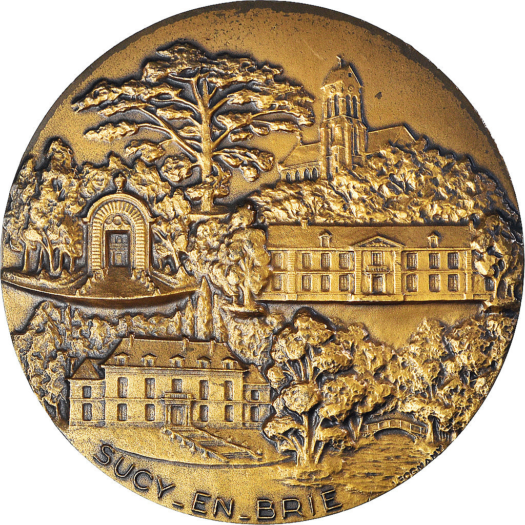 França, medalha, Sucy-En-Brie, Patrimoine, AU(55-58), Bronze