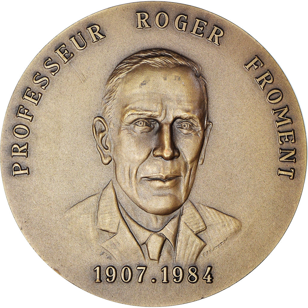 France, Medal, Professeur Roger Froment - Hôpital Lyon - 20eme Anniversaire