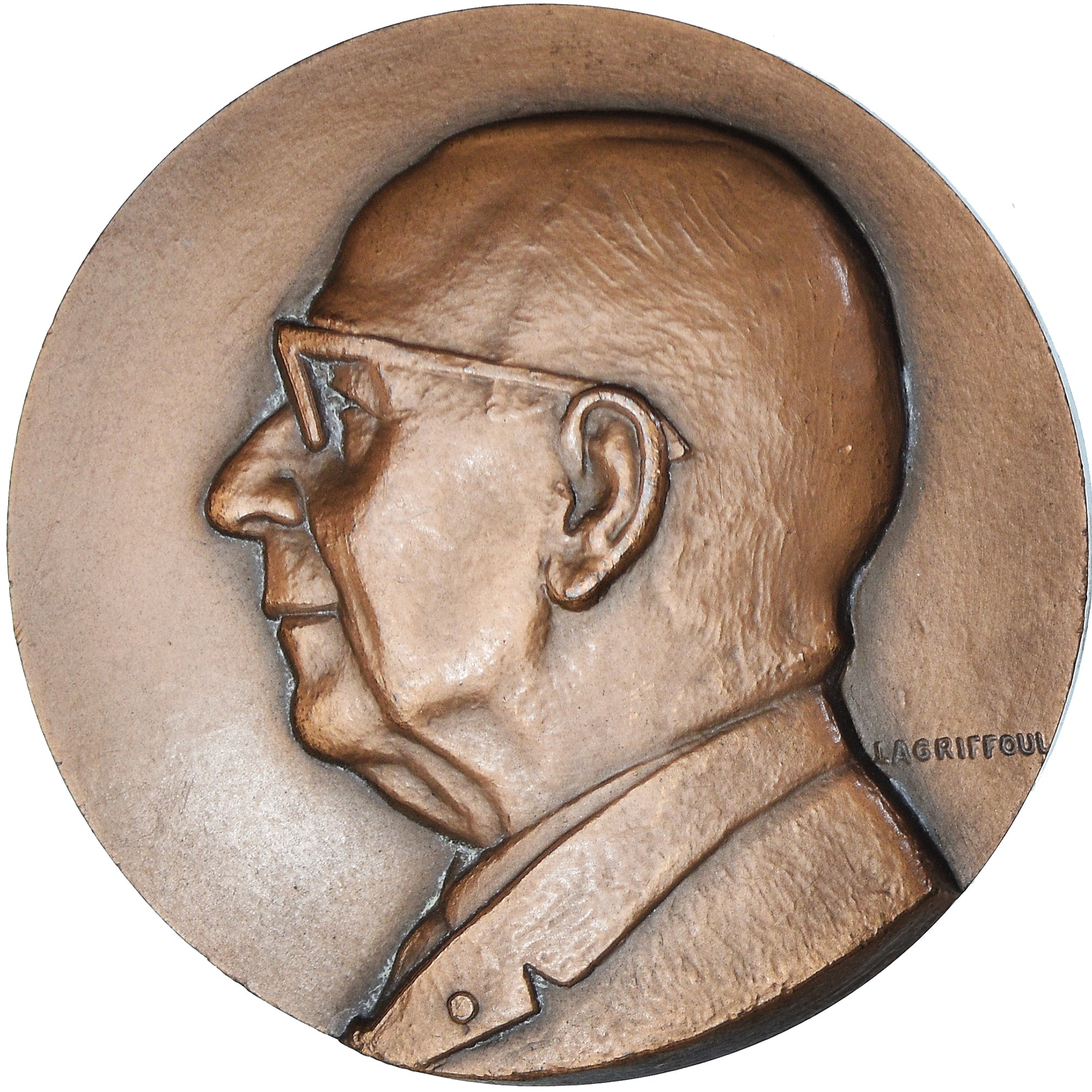 France, Medal, Médecine, Professeur Pierre P-Ravault, 1971, Lagriffoul