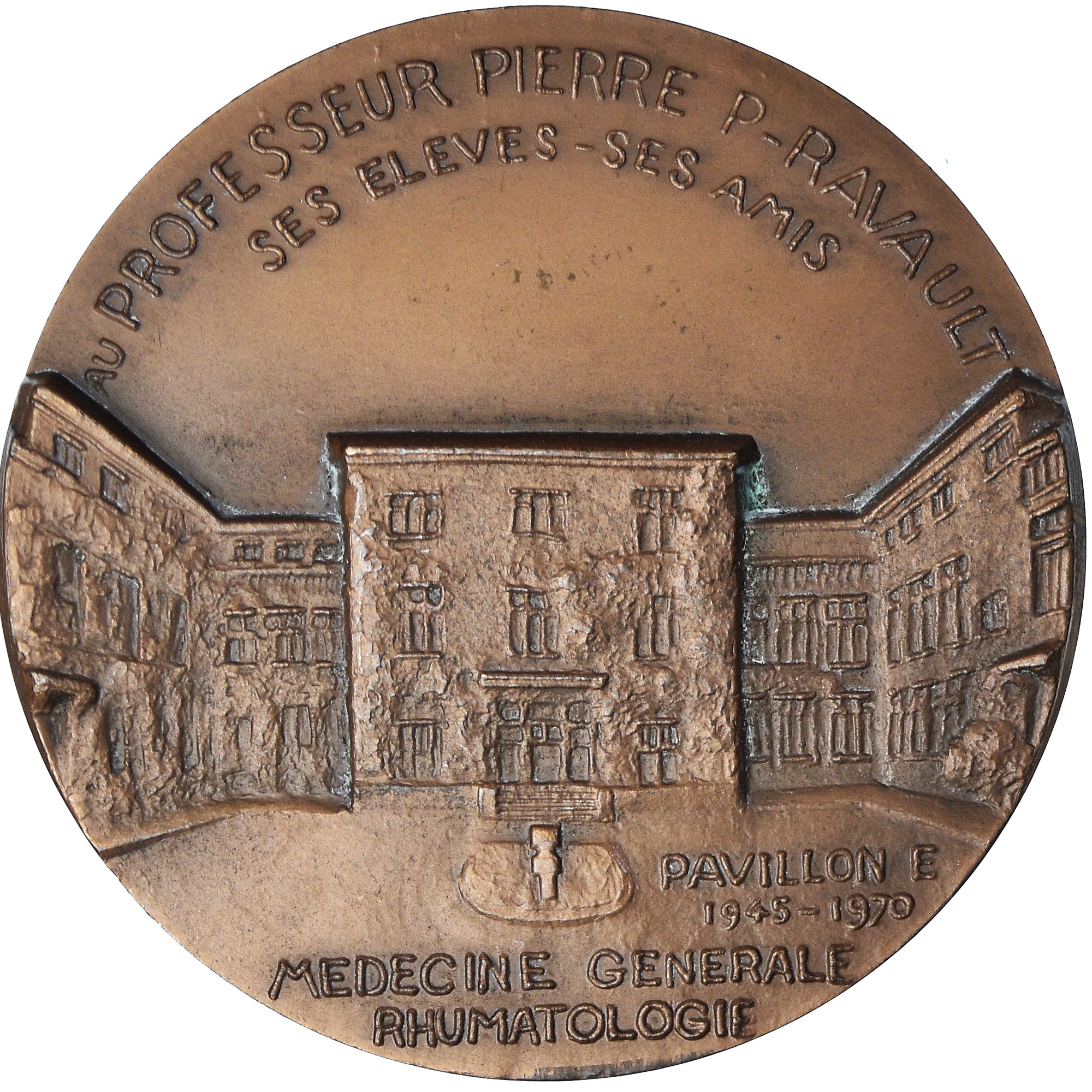 France, Medal, Médecine, Professeur Pierre P-Ravault, 1971, Lagriffoul
