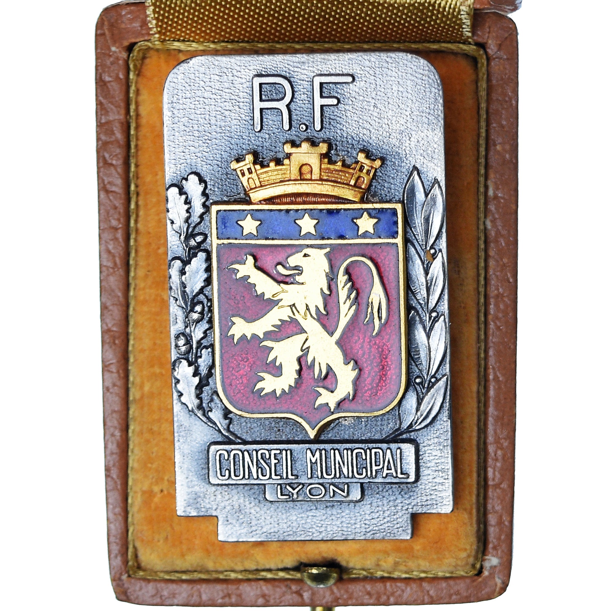 Frankrijk, Insigne, Insigne du Conseil Municipal de Lyon, Augis, UNC-, Bronzen