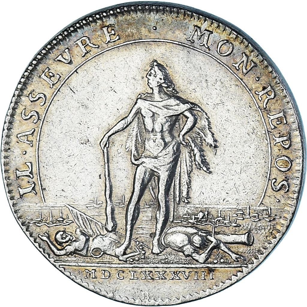 Frankreich, betaalpenning, Royal, Etats de Bourgogne, 1688, SS, Silber