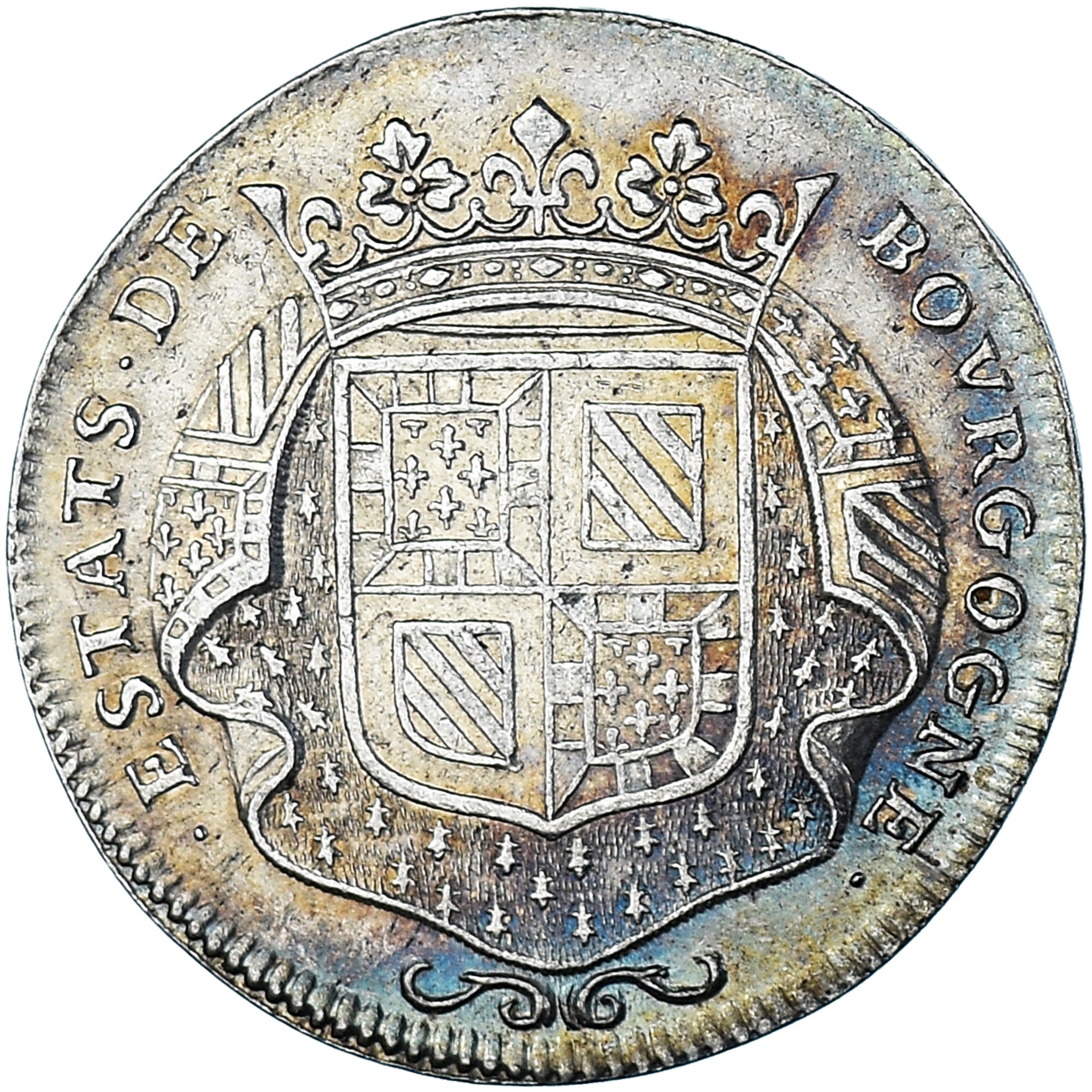 Frankreich, betaalpenning, Royal, Etats de Bourgogne, 1688, SS, Silber