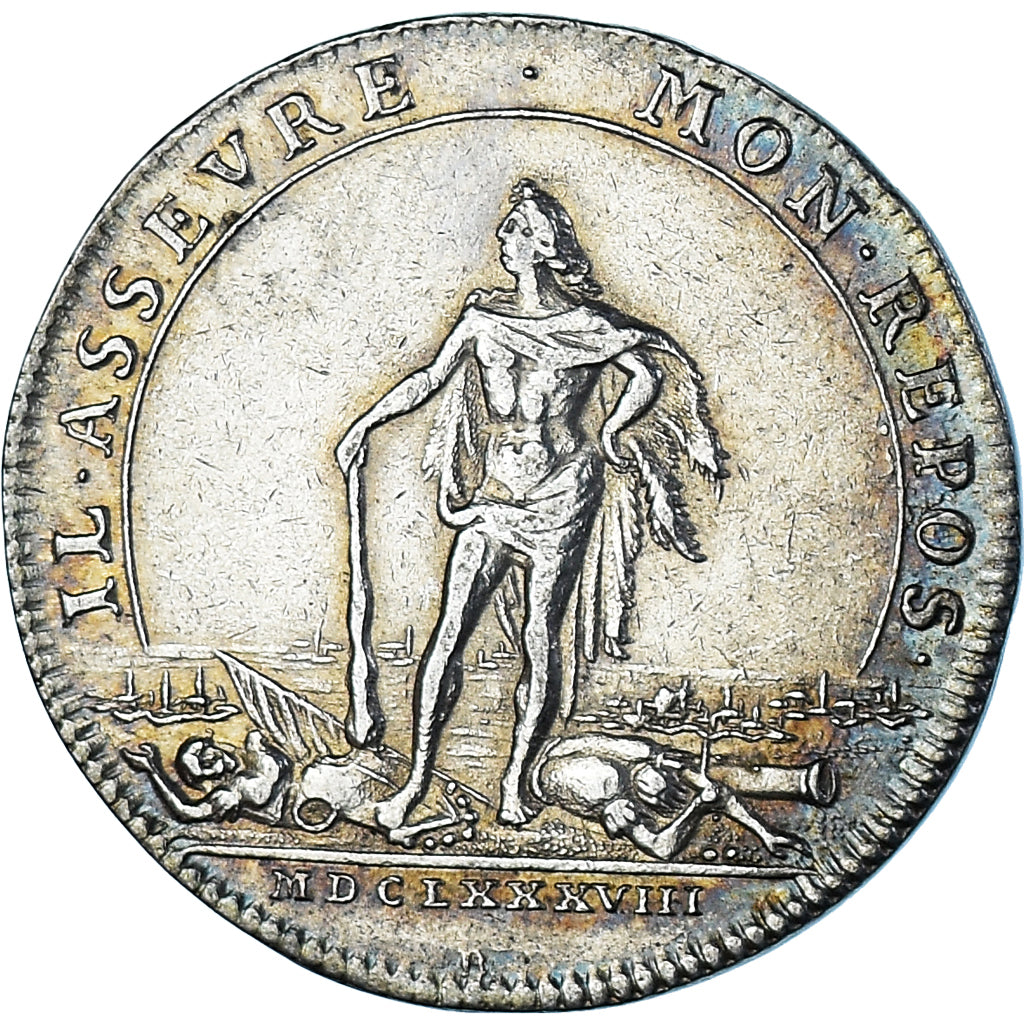 Frankreich, betaalpenning, Royal, Etats de Bourgogne, 1688, SS, Silber