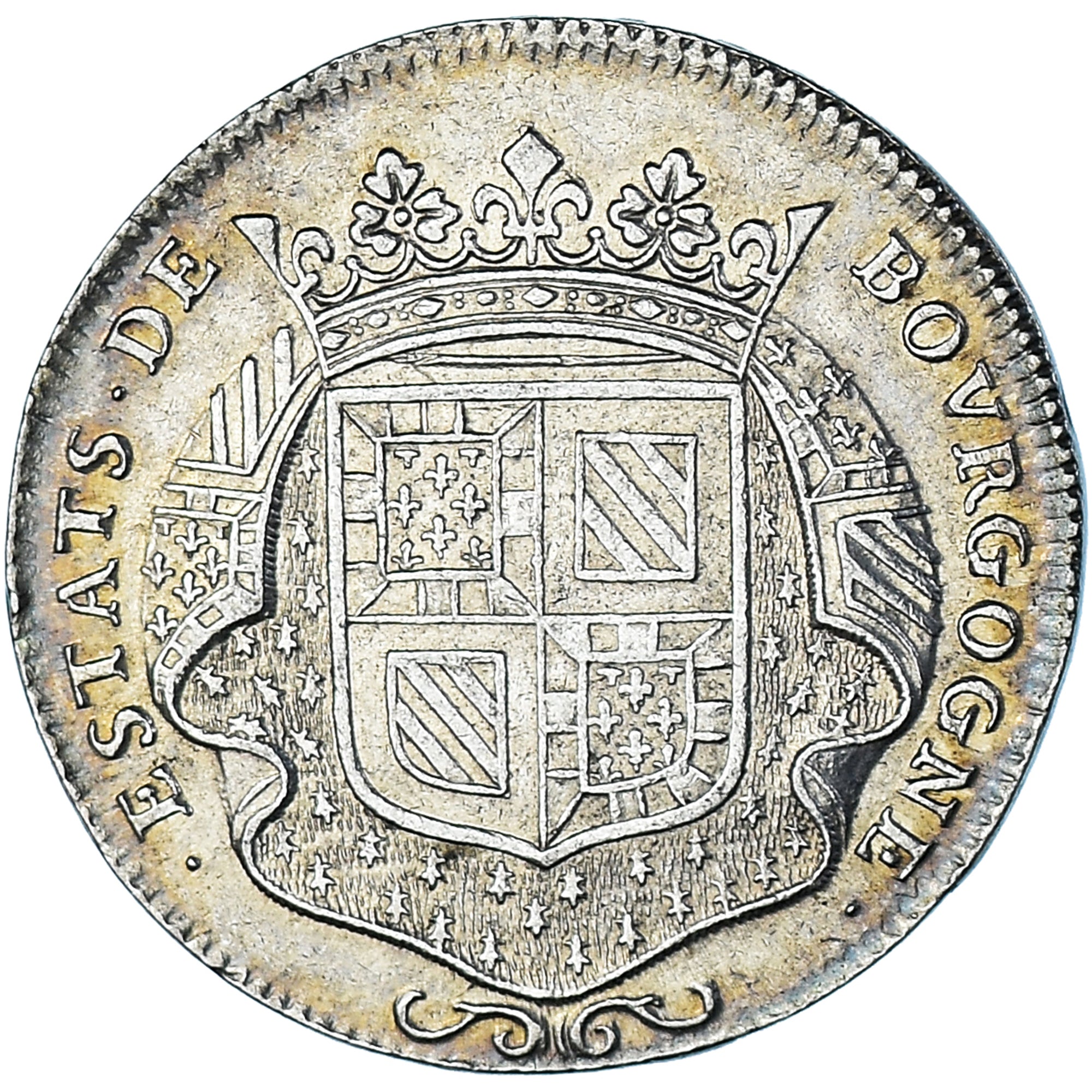 Frankreich, betaalpenning, Royal, Etats de Bourgogne, 1688, SS, Silber