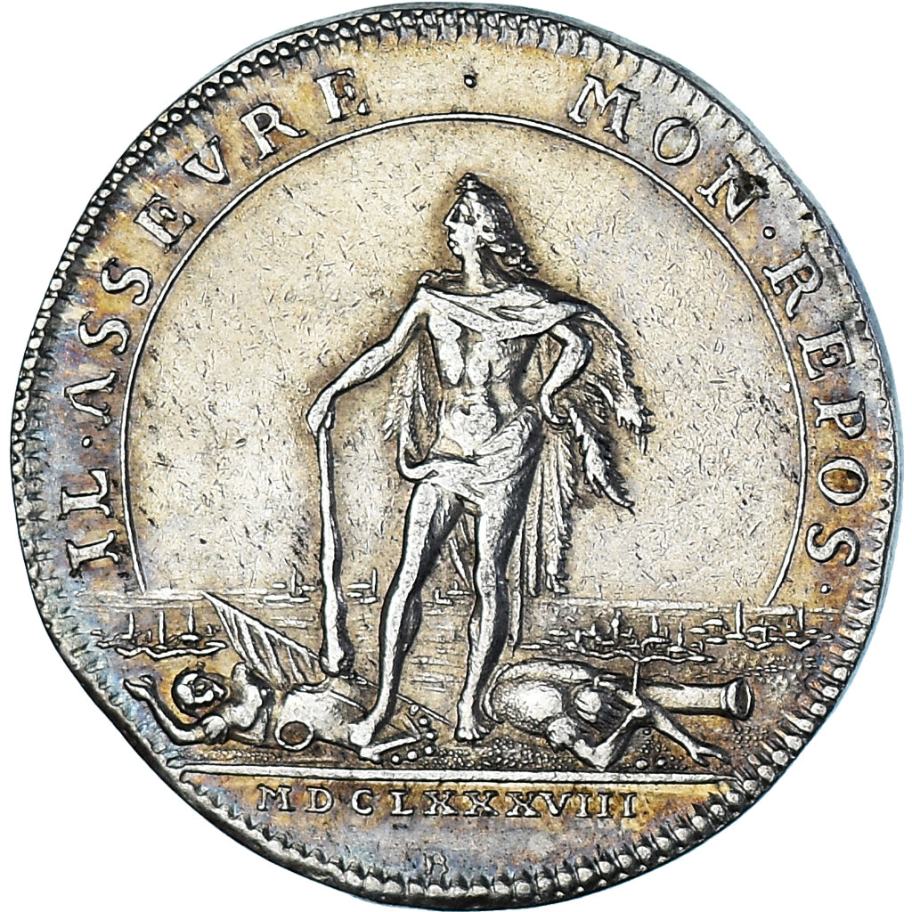 Frankreich, betaalpenning, Royal, Etats de Bourgogne, 1688, S+, Silber