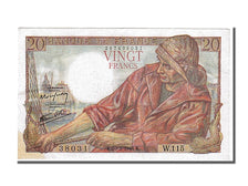 Banknote, France, 20 Francs, 20 F 1942-1950 ''Pêcheur'', 1944, 1944-02-10