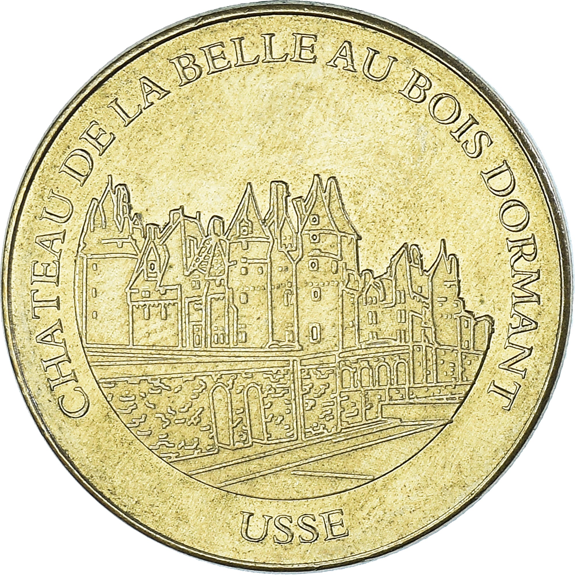 France, Token, Touristic token, Usse - Château de la Belle au Bois Dormant