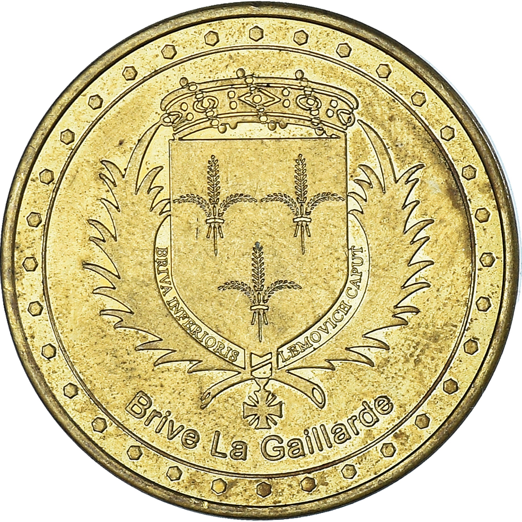 France, Token, Brive la Gaillarde - Blason et Office de tourisme, France