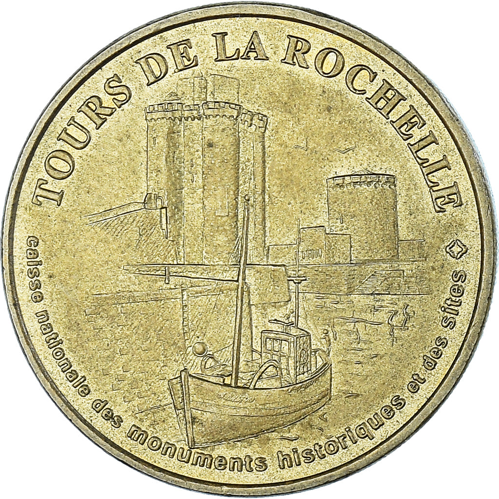 France, Jeton, Jeton Touristique, La Rochelle - tours n°2, Arts & Culture