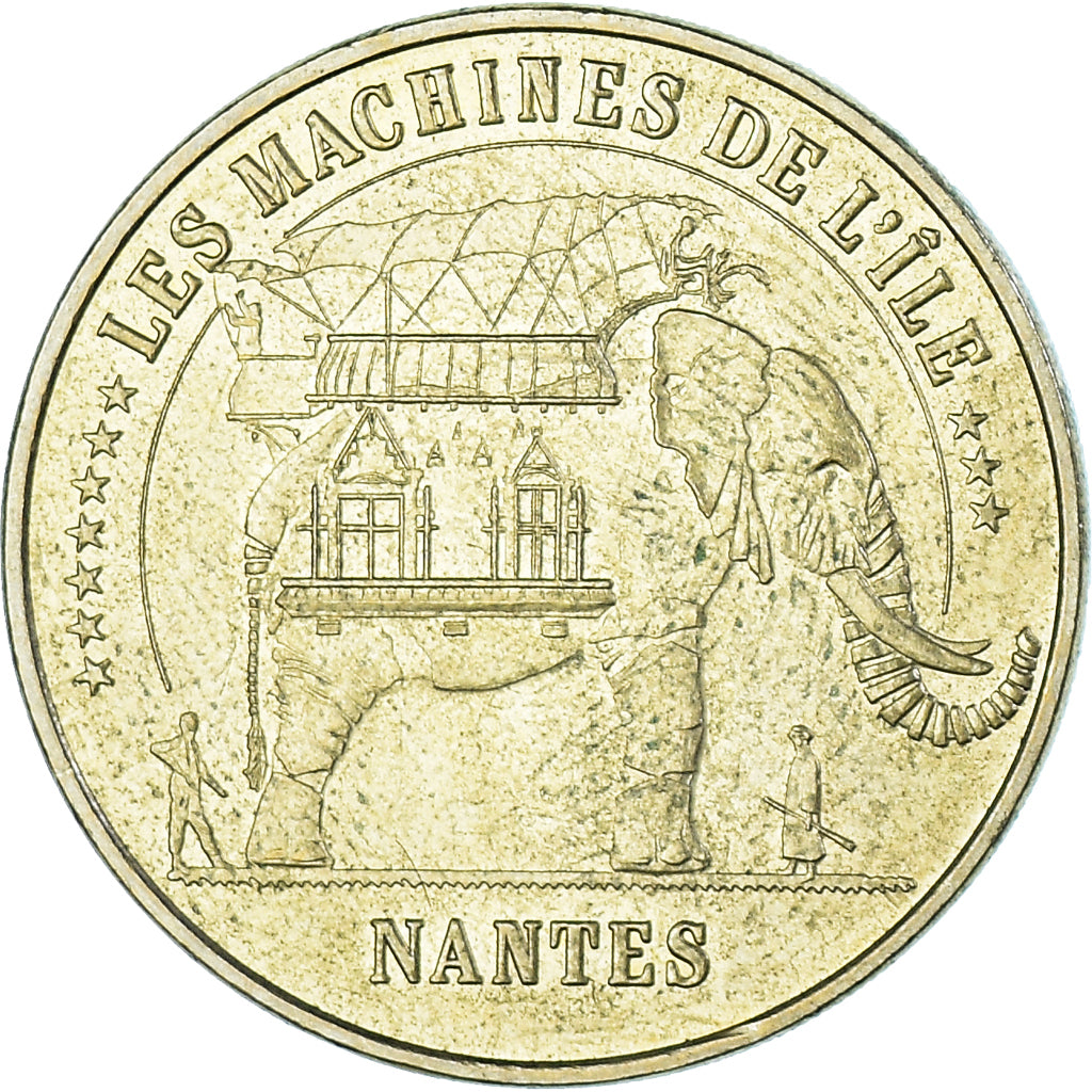 France, Token, Touristic token, Nantes -  Les machines de l'ile n°1, 2010, MDP
