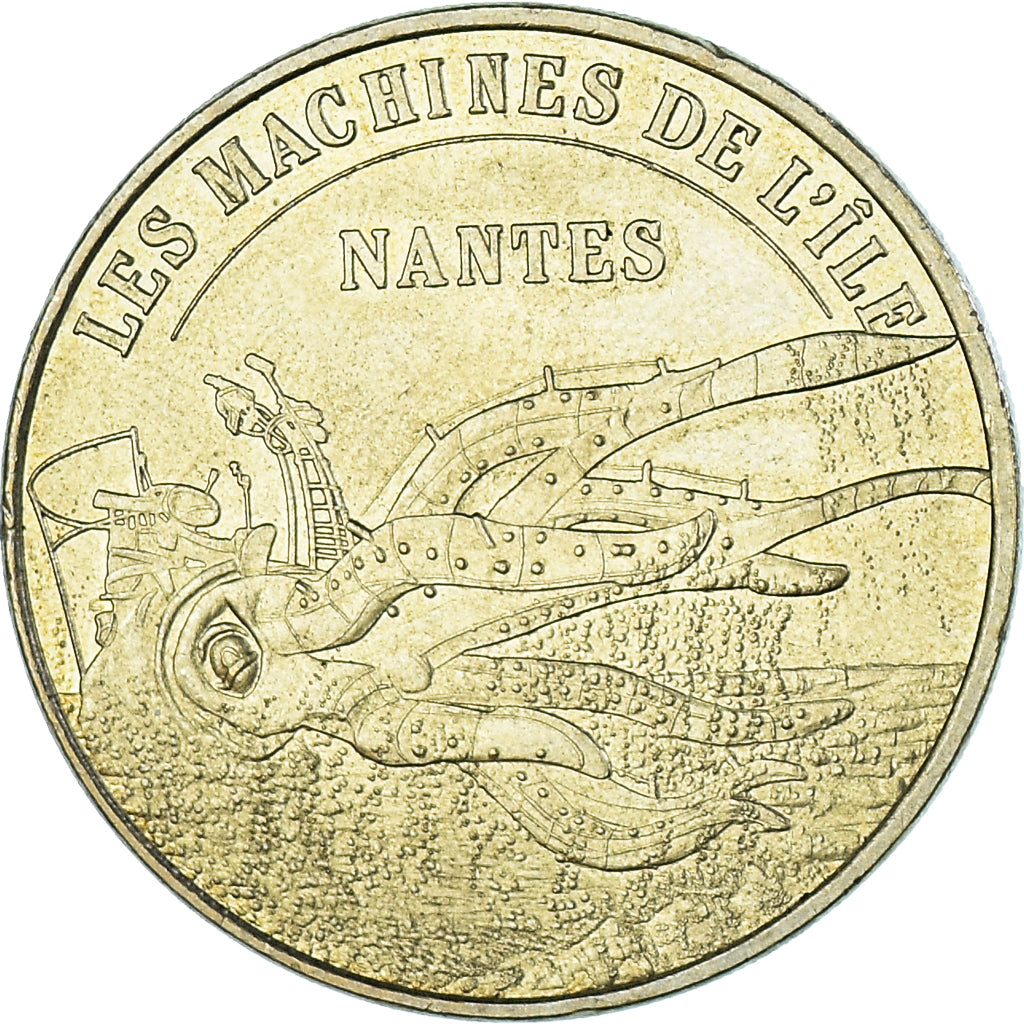 France, Token, Touristic token, Nantes -  Les machines de l'ile n°2, 2010, MDP