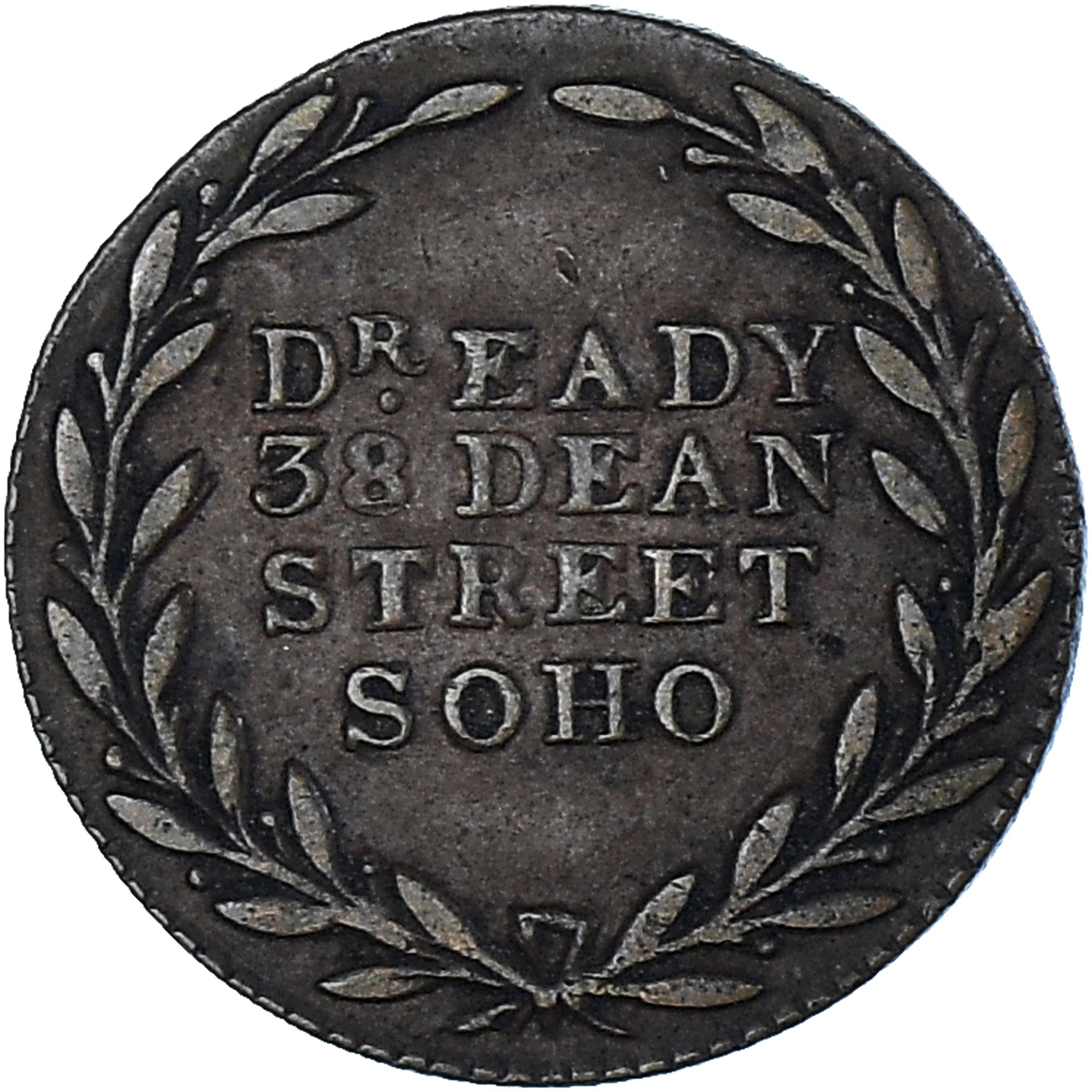 Great Britain, Token, Trades, Dr.-Eady-Farthing, 1825, AU(50-53), Copper