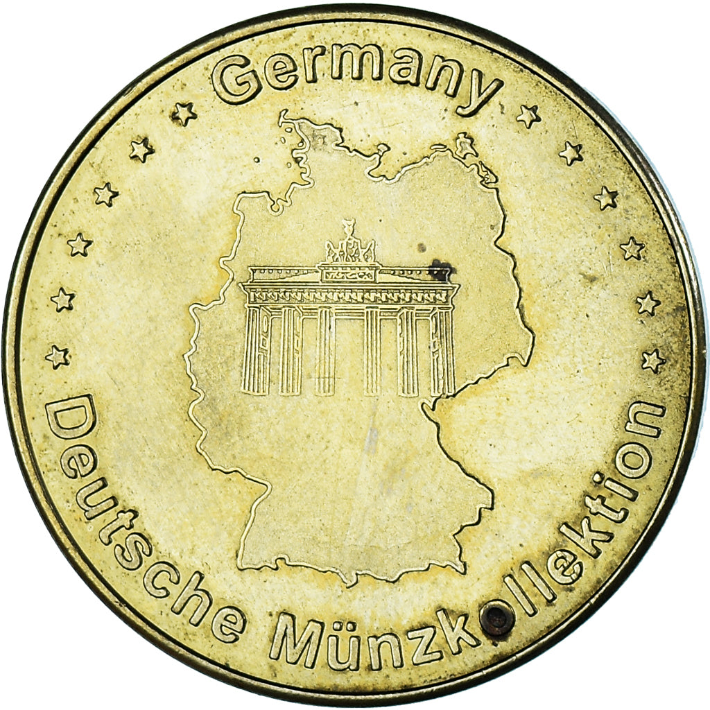 Alemania, medalla, Reichsburg Cochem -Deutsche Munzk Collection, MBC, Aluminio y