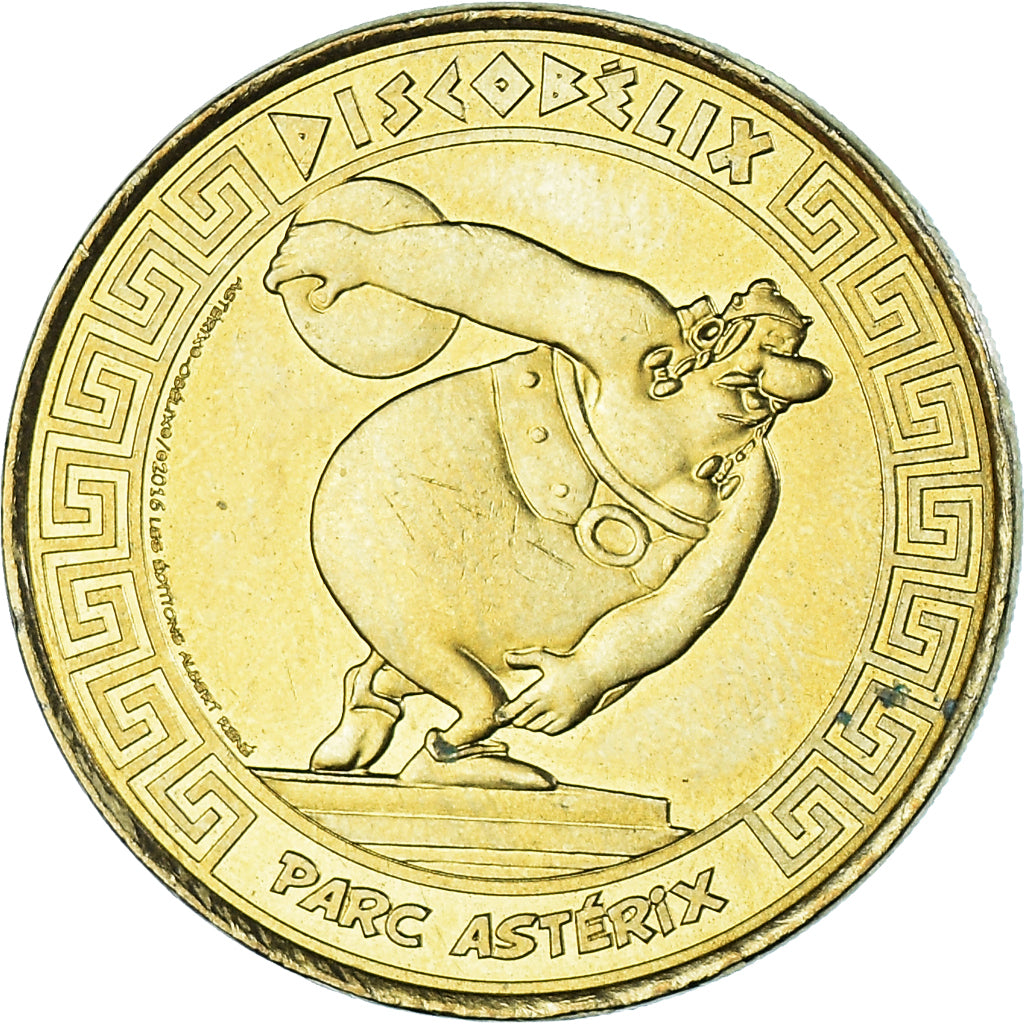 France, Token, Parc Astérix - Obélix, 2016, MDP, MS(63), Copper-nickel