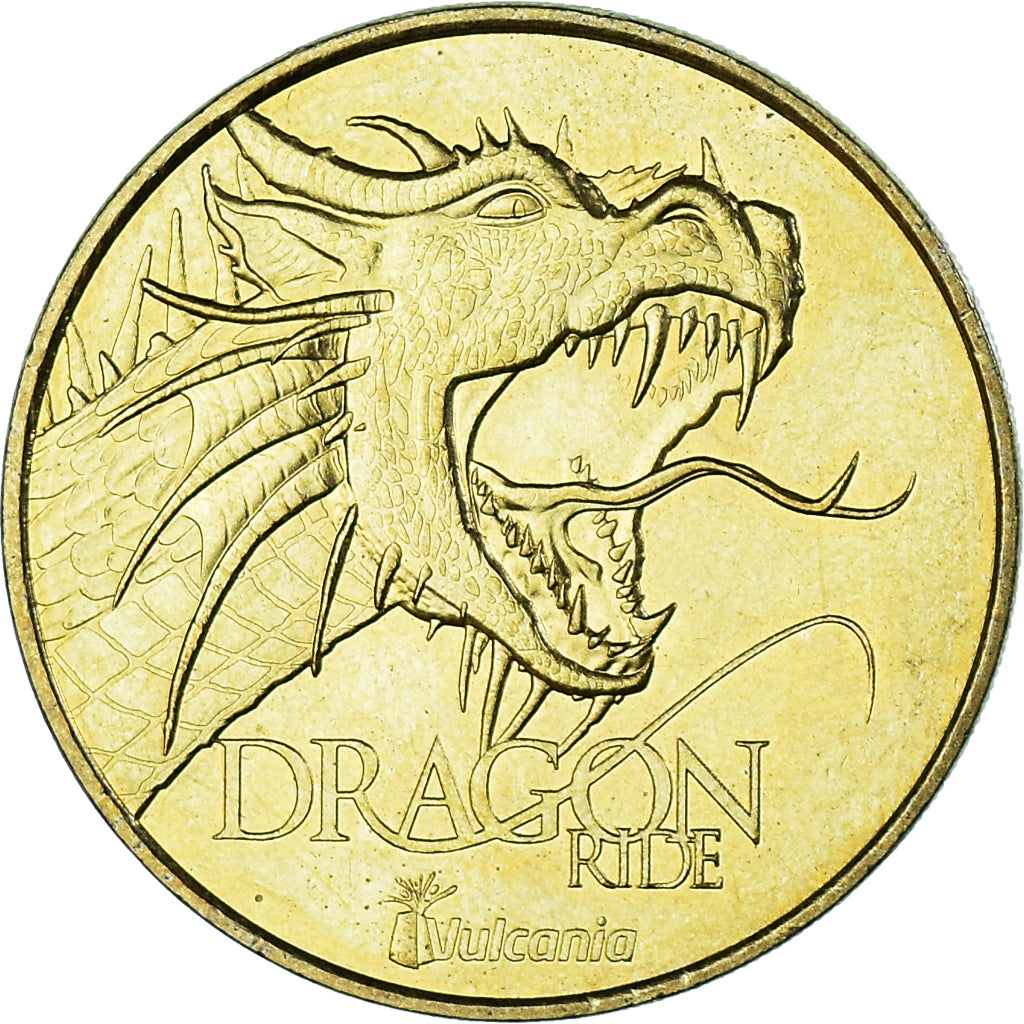 France, Token, Tourist Token, 63/ Vulcania - Dragon Ride, 2019, Monnaie de