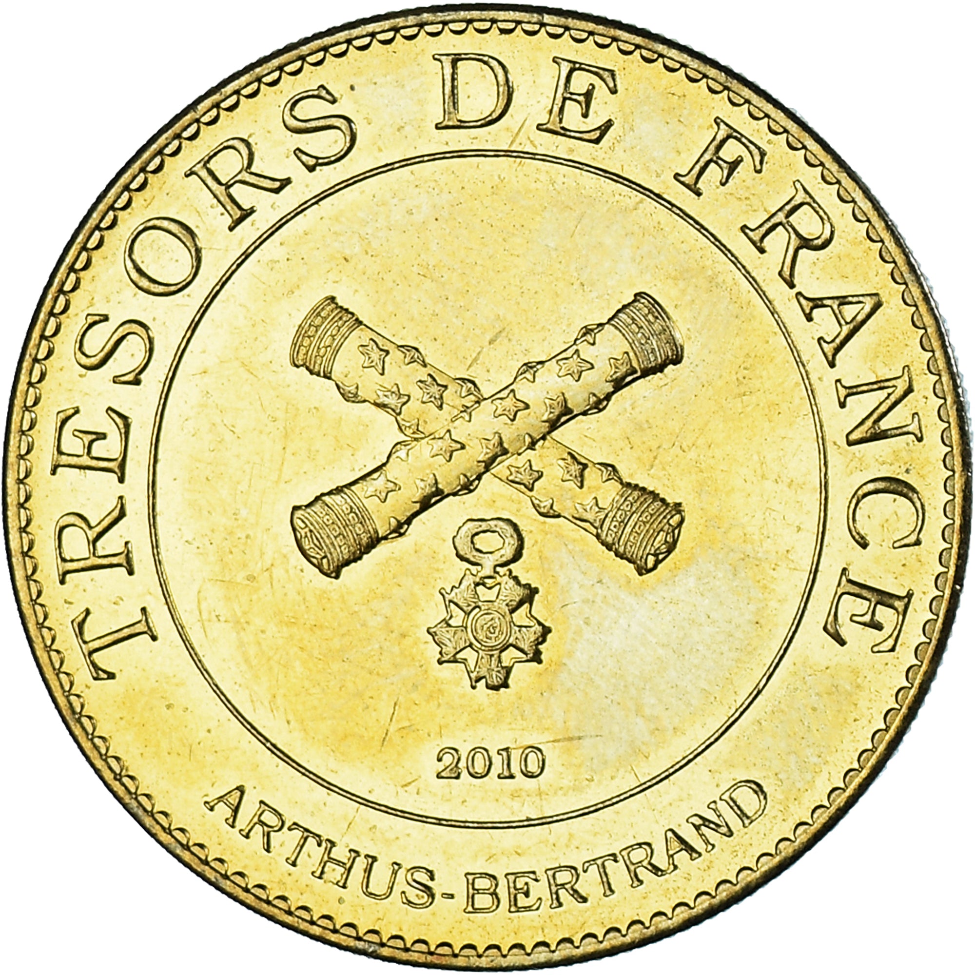 França, medalha, Chateau et Parc Zoologique de la Bourbansais, 2010, AU(50-53)