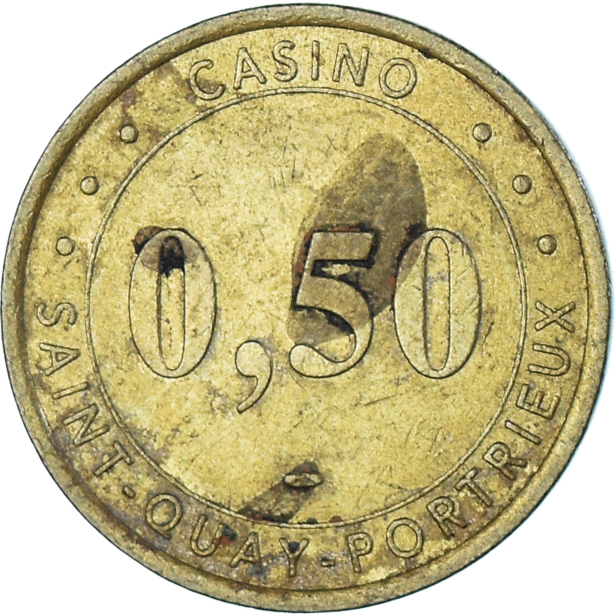 Monaco, Token, Casino Saint Quay Portieux - 50 centimes, Game Token, ZF+