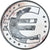 Luxemburgo, medalla, Adoption de l'Euro, Politics, 2002, FDC, Plata chapada en