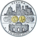 Hiszpania, medal, Adoption de l'Euro, Politics, 2002, MS(65-70), Srebro