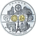 France, Medal, Adoption de l'Euro, Politics, 2002, MS(65-70), Silver Plated