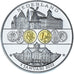 Países Bajos, medalla, Adoption de l'Euro, Politics, 2002, FDC, Plata chapada