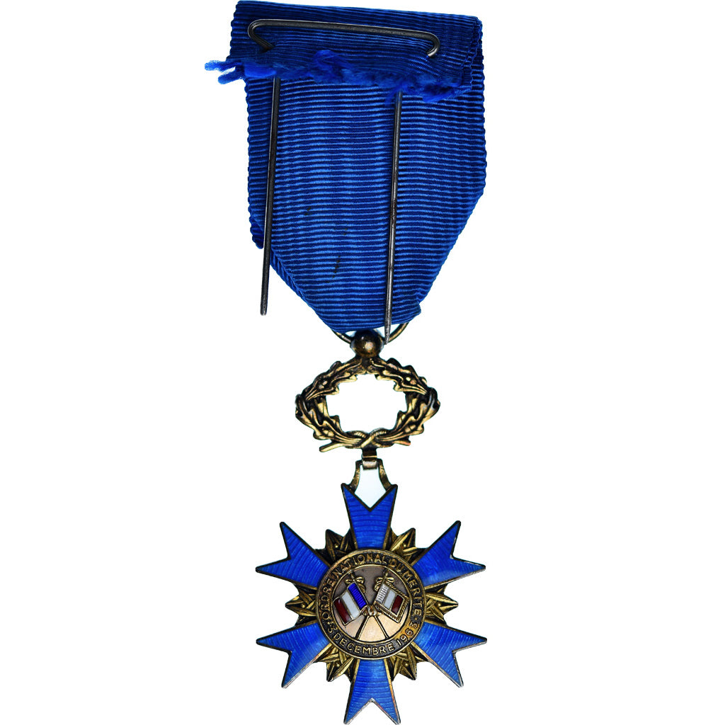 France, Ordre National du Mérite, Médaille, 1963, Excellent Quality, Bronze