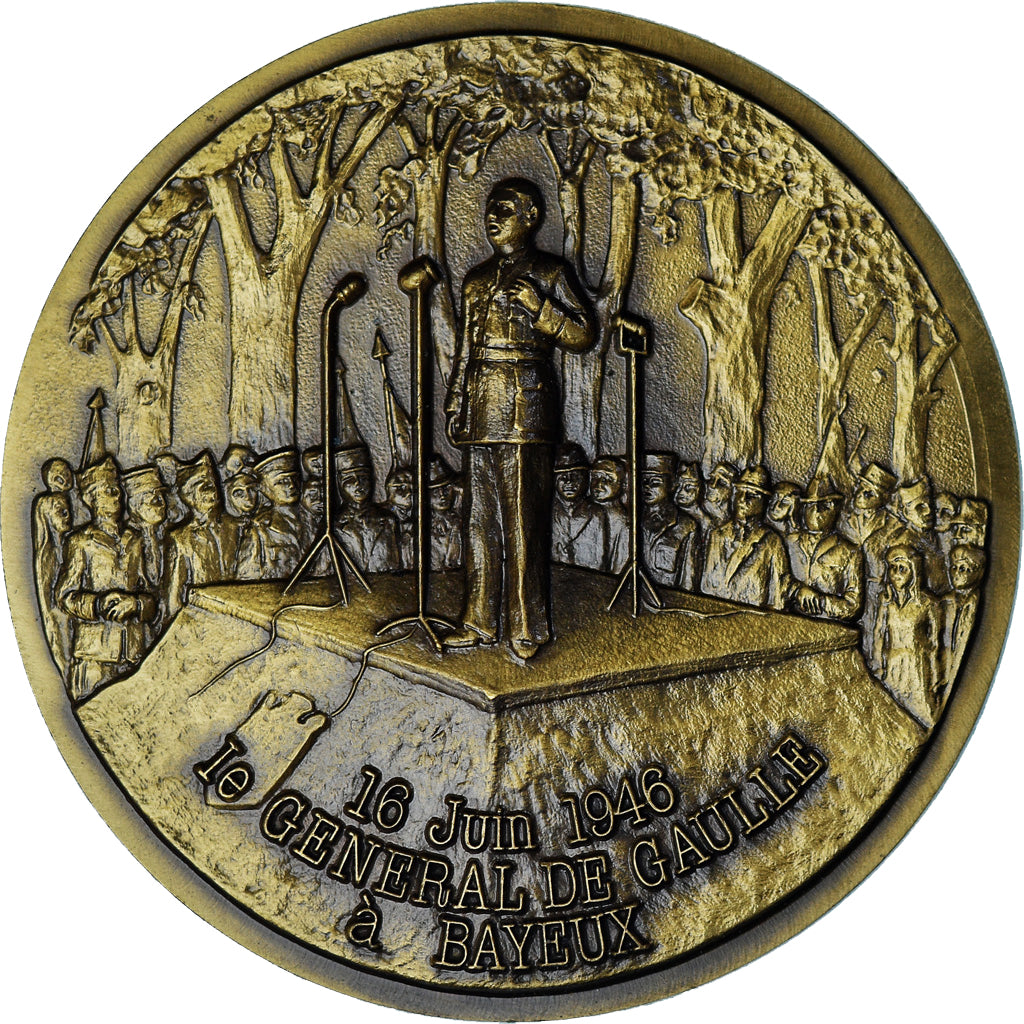 Francia, medalla, Constitution de Bayeux Cinquième République - 16 Juin